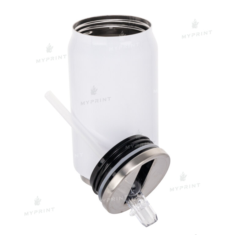 Термокружка для сублимации "Coca Cola" белая 350 мл (6064) 