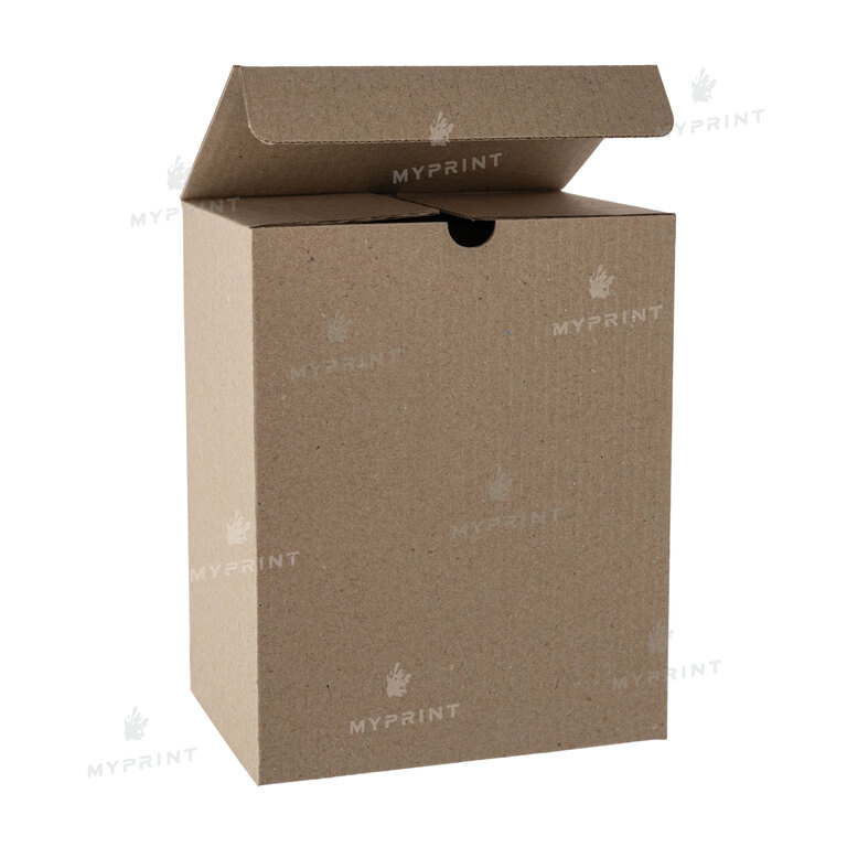 Коробочка для кружки латте 17 Oz (500 мл) бурая (10064)  Коробочка для кружки латте 17 Oz (500 мл) бурая (10064)