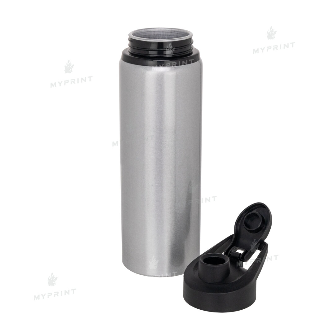 Water bottle for sublimation metallic silver (750 ml) (7055) - фото 2 Water bottle for sublimation metallic silver (750 ml) (7055) - фото 2 - Blanks for sublimation