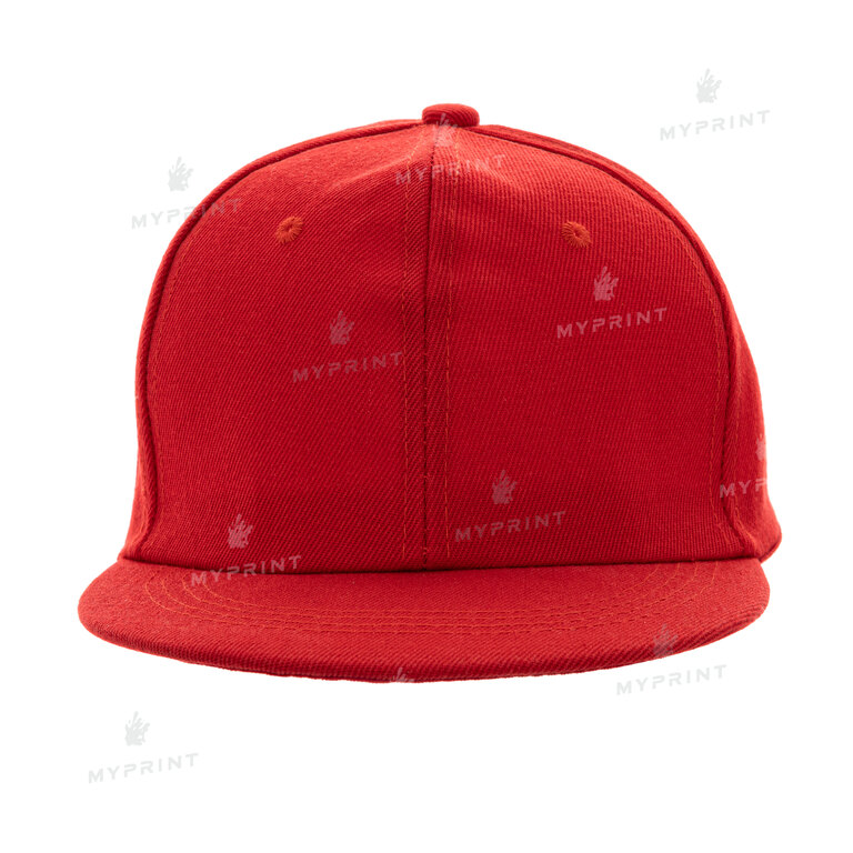 Кепка з прямим козирком snapback червона (7980) 