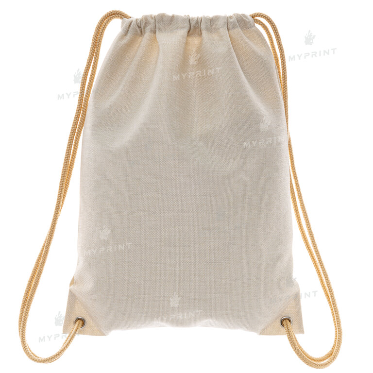 Рюкзак для сублимации льняной 30*40 см (6924) 