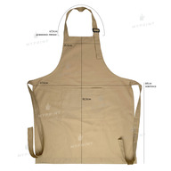 Фартух для сублімації саржевий з лямкою, що регулюється і кишенею подовжений сірий (8615) - фото 6 Фартух для сублімації саржевий з лямкою, що регулюється і кишенею подовжений сірий (8615) - фото 6 - Заготовки для сублімації