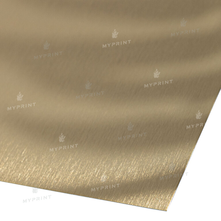 Metal for sublimation rubbed gold 20*30.5 cm (3729)  Metal for sublimation rubbed gold 20*30.5 cm (3729)