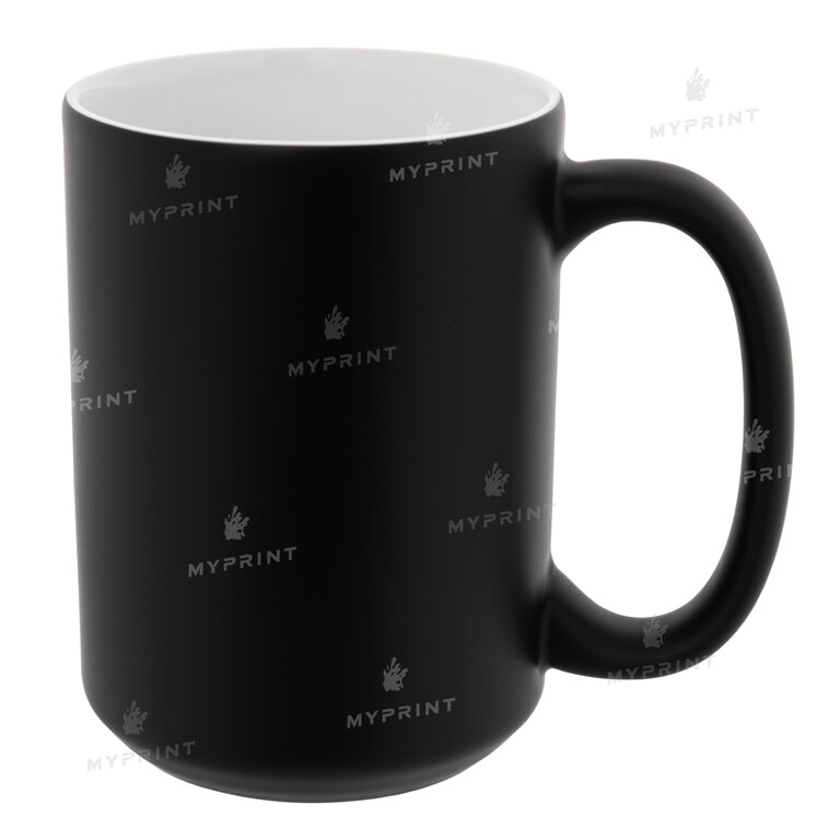 Кружка для сублимации хамелеон матовая черная 15 Oz (425 мл) (10169)  Кружка для сублимации хамелеон матовая черная 15 Oz (425 мл) (10169)