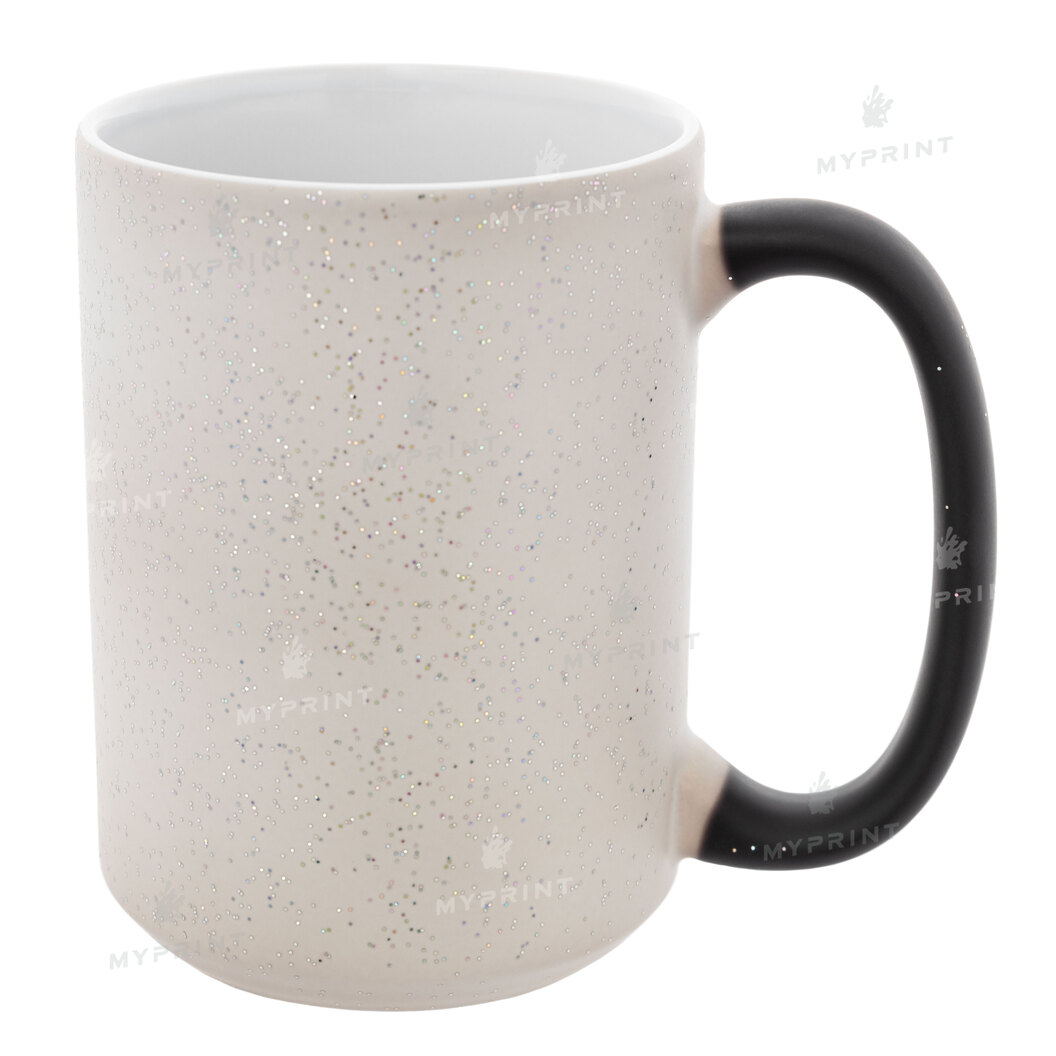 Chameleon Glitter Sublimation Mug Matte Black 15 Oz (425 ml) (10170) - фото 2 Chameleon Glitter Sublimation Mug Matte Black 15 Oz (425 ml) (10170) - фото 2 - Blanks for sublimation