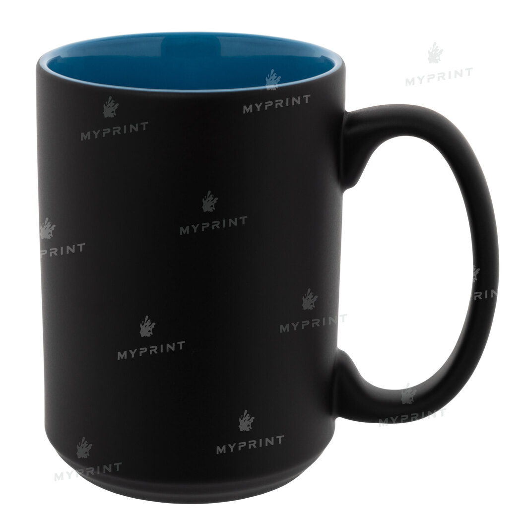 Кружка для сублимации хамелеон матовая внутри голубая 15 Oz (425 мл) (10171) - фото 1 Кружка для сублимации хамелеон матовая внутри голубая 15 Oz (425 мл) (10171) - фото 1 - Заготовки для сублимации