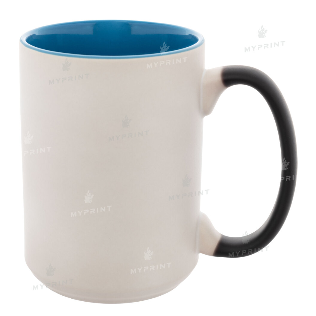 Кружка для сублимации хамелеон матовая внутри голубая 15 Oz (425 мл) (10171) - фото 2 Кружка для сублимации хамелеон матовая внутри голубая 15 Oz (425 мл) (10171) - фото 2 - Заготовки для сублимации
