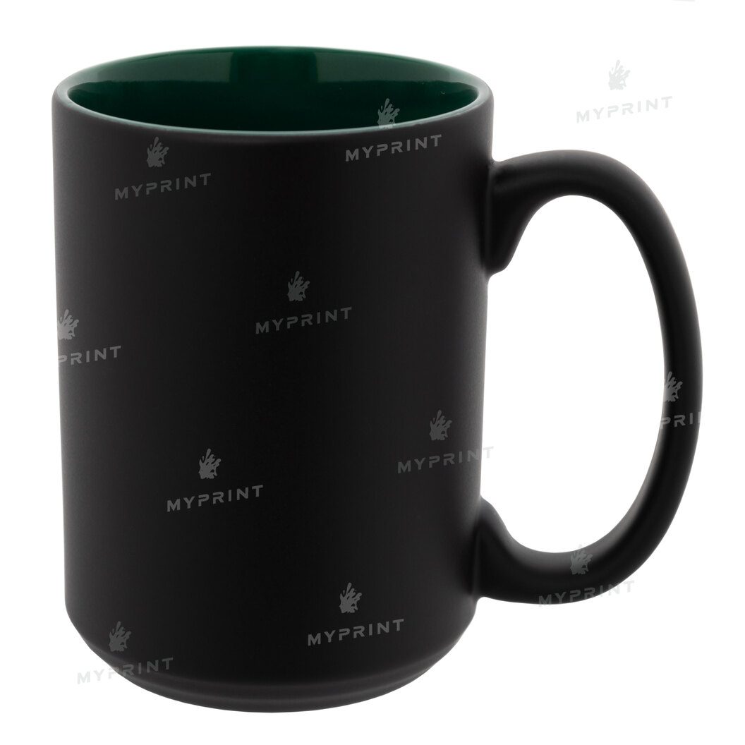 Кружка для сублимации хамелеон матовая внутри зеленая 15 Oz (425 мл) (10173) - фото 1 Кружка для сублимации хамелеон матовая внутри зеленая 15 Oz (425 мл) (10173) - фото 1 - Заготовки для сублимации