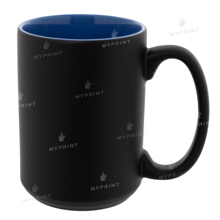 Кружка для сублимации хамелеон матовая внутри синяя 15 Oz (425 мл) (10178)  Кружка для сублимации хамелеон матовая внутри синяя 15 Oz (425 мл) (10178)
