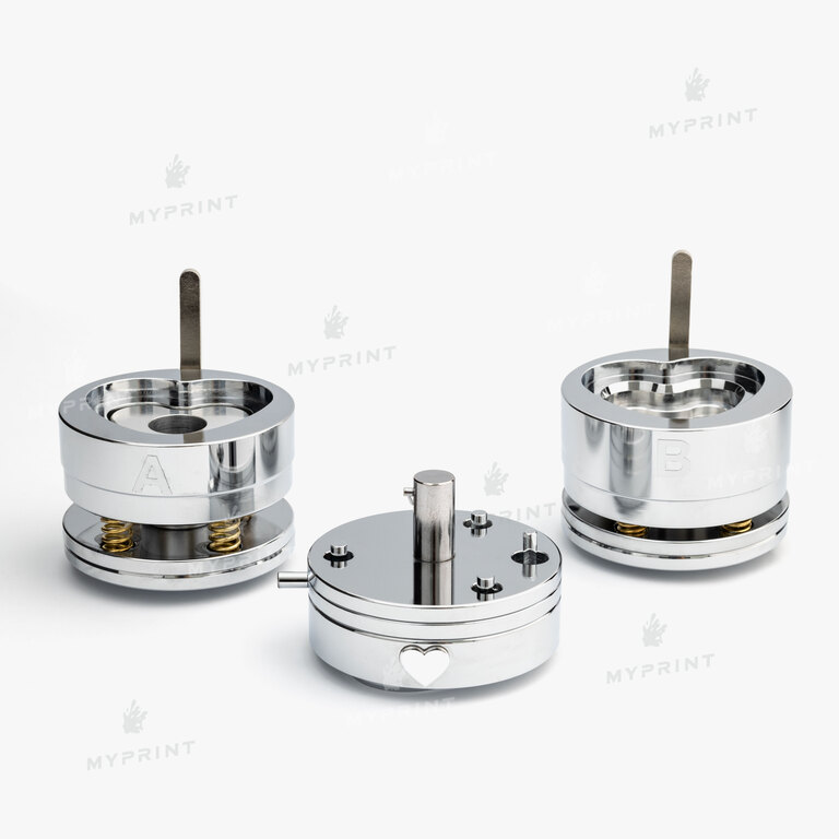 Змінна насадка станка для значків серце 39*45 мм (9876) 