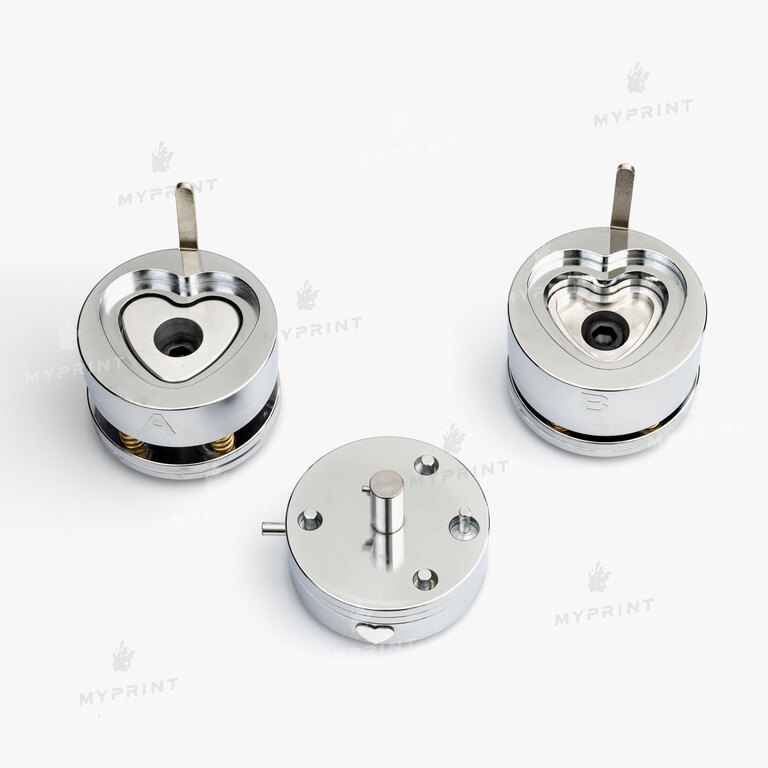 Змінна насадка станка для значків серце 39*45 мм (9876) 