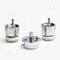 Interchangeable nozzle for the machine for badges d = 32 mm (0075) - фото 1 Interchangeable nozzle for the machine for badges d = 32 mm (0075) - фото 1 - Equipment and blanks for badges magnets key rings