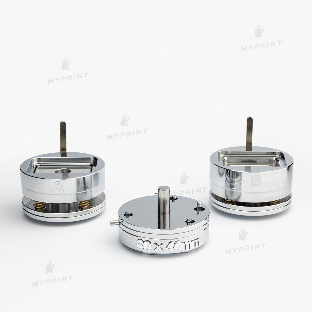 Змінна насадка до станка для значків 60*40 мм (6981) - фото 1 Змінна насадка до станка для значків 60*40 мм (6981) - фото 1 - Обладнання і заготовки для значків магнітів брелоків