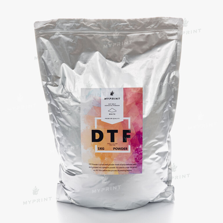 Порошковый термоклей для DTF печати My Print белый, 5 кг (9535)  Порошковый термоклей для DTF печати My Print белый, 5 кг (9535)