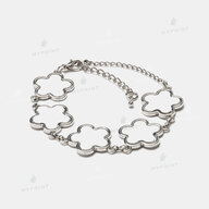 Браслет для сублімації з вставкою у формі квітів 20*20 мм (8295) - фото 2 Браслет для сублімації з вставкою у формі квітів 20*20 мм (8295) - фото 2 - Заготовки для сублімації