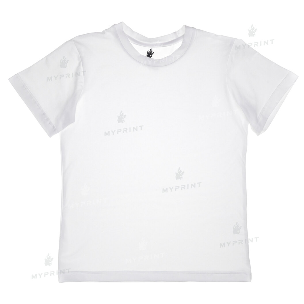 Two-layer sublimation T-shirt for children 200 g/m², white, 140 (9720) - фото 1 - Blanks for sublimation