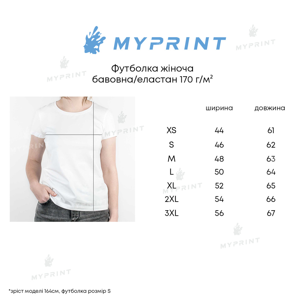 T-shirt women's cotton/elastane 170 g/m², black, M (8032) - фото 6 T-shirt women's cotton/elastane 170 g/m², black, M (8032) - фото 6 - Blanks for sublimation