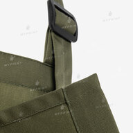 Фартух для термотрансферу саржевий з лямкою, що регулюється і кишенею подовжений оливковий (10261) - фото 4 Фартух для термотрансферу саржевий з лямкою, що регулюється і кишенею подовжений оливковий (10261) - фото 4 - Заготовки для сублімації