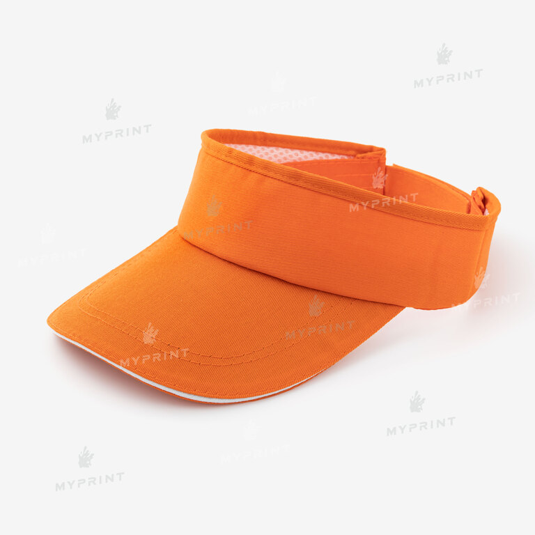 Cap visor unisex orange (10241) 