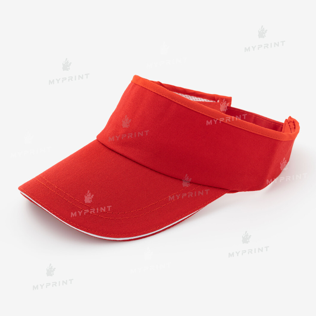 Unisex visor for sublimation cap red (10242) - фото 1 Unisex visor for sublimation cap red (10242) - фото 1 - Blanks for sublimation