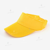Cap visor unisex yellow (10243) - фото 1 Cap visor unisex yellow (10243) - фото 1 - Blanks for sublimation