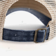 Six-piece cap cotton Vintage with mesh worn dark blue (10235) - фото 2 Six-piece cap cotton Vintage with mesh worn dark blue (10235) - фото 2 - Blanks for sublimation