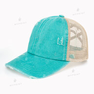 Vintage Cotton Heat Six Blade Cap with Mesh and Elastic Frayed Dark ocean blue (10313) - фото 1 Vintage Cotton Heat Six Blade Cap with Mesh and Elastic Frayed Dark ocean blue (10313) - фото 1 - Blanks for sublimation