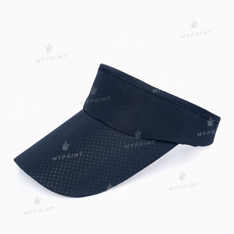 Unisex perforated dark blue visor (10306)  Unisex perforated dark blue visor (10306)