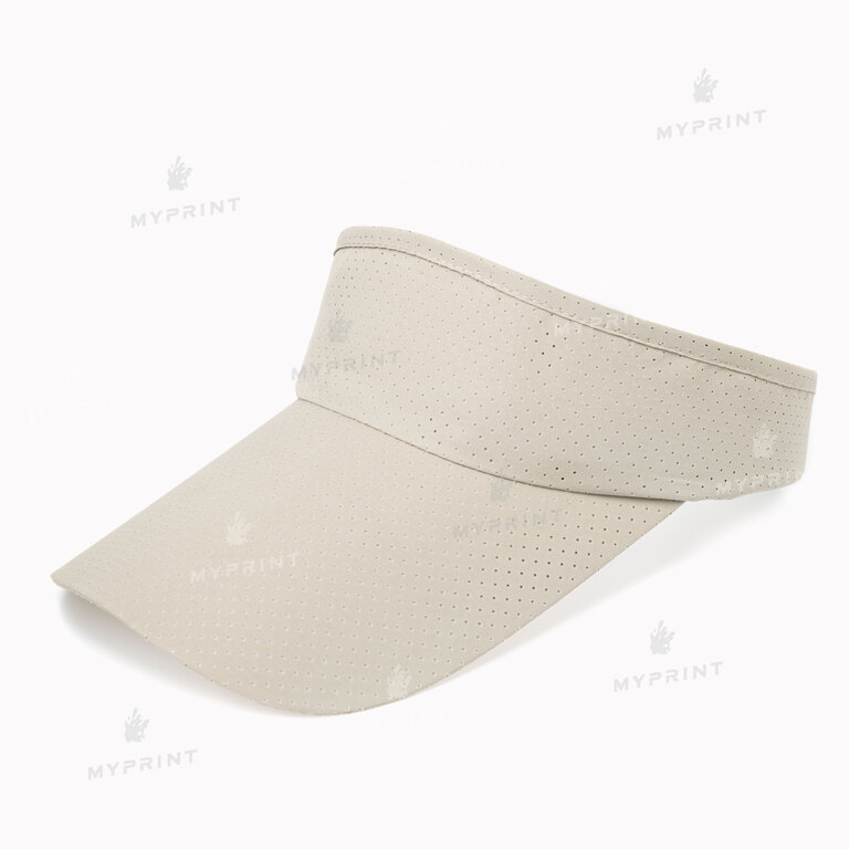 Unisex for sublimation perforated beige visor (10308)  Unisex for sublimation perforated beige visor (10308)