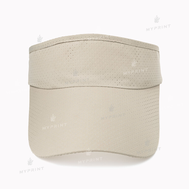 Unisex for sublimation perforated beige visor (10308)  Unisex for sublimation perforated beige visor (10308)