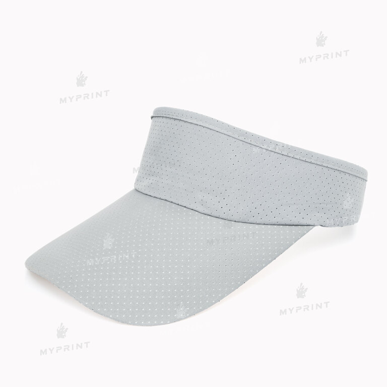 Unisex for sublimation perforated light grey visor (10309)  Unisex for sublimation perforated light grey visor (10309)