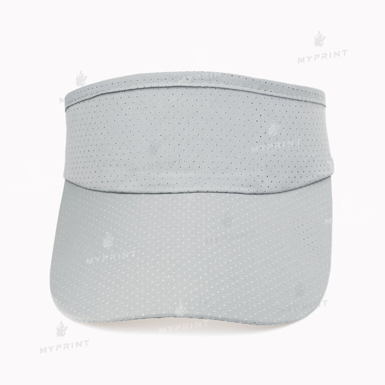 Unisex for sublimation perforated light grey visor (10309)  Unisex for sublimation perforated light grey visor (10309)