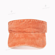 Кепка козырек унисекс хлопок Vintage потертая оранжевая (10274) - фото 2 Кепка козырек унисекс хлопок Vintage потертая оранжевая (10274) - фото 2 - Заготовки для сублимации