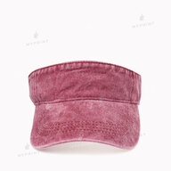 Кепка козырек унисекс хлопок Vintage потертая бордовая (10273) - фото 2 - Заготовки для сублимации