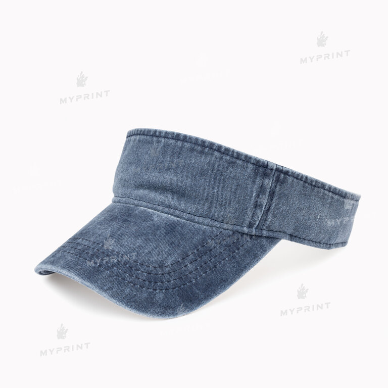Кепка козирок унісекс бавовна Vintage потерта темно-синя (10272) 