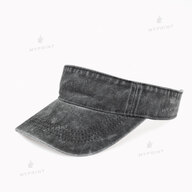 Кепка козырек унисекс хлопок Vintage потертая черная (10268) - фото 1 Кепка козырек унисекс хлопок Vintage потертая черная (10268) - фото 1 - Заготовки для сублимации