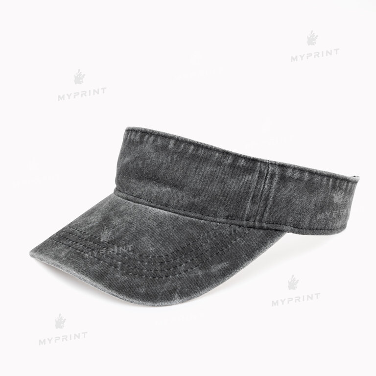 Кепка козирок унісекс бавовна Vintage потерта чорна (10268) 