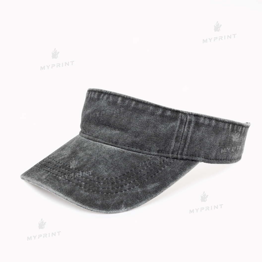 Кепка козырек унисекс хлопок Vintage потертая черная (10268) - фото 1 Кепка козырек унисекс хлопок Vintage потертая черная (10268) - фото 1 - Заготовки для сублимации