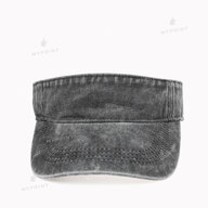 Кепка козырек унисекс хлопок Vintage потертая черная (10268) - фото 2 Кепка козырек унисекс хлопок Vintage потертая черная (10268) - фото 2 - Заготовки для сублимации