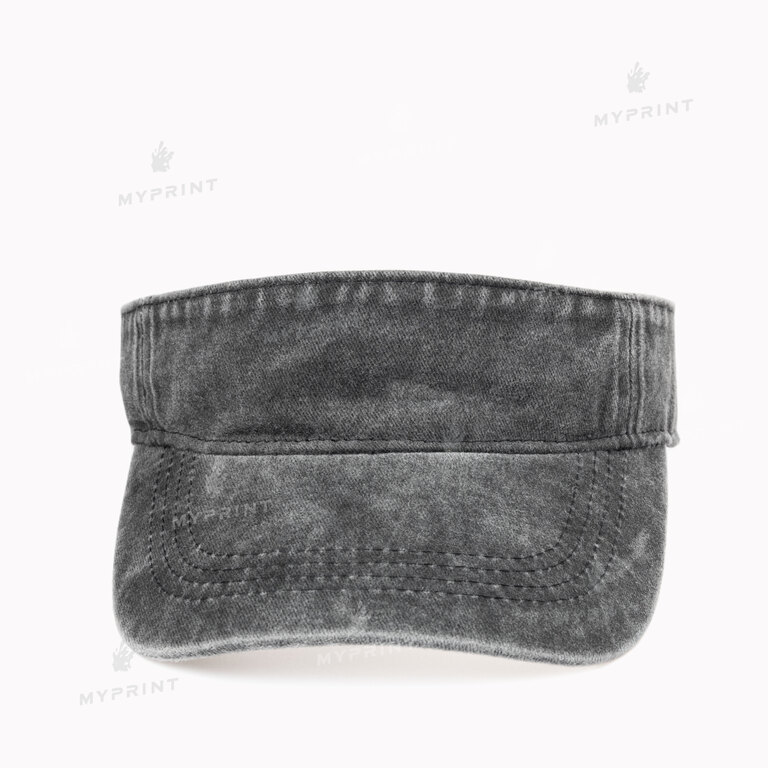 Кепка козирок унісекс бавовна Vintage потерта чорна (10268) 