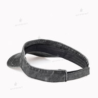 Кепка козырек унисекс хлопок Vintage потертая черная (10268) - фото 3 Кепка козырек унисекс хлопок Vintage потертая черная (10268) - фото 3 - Заготовки для сублимации