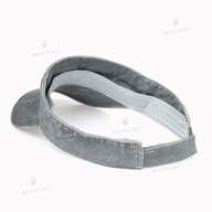 Кепка козырек унисекс хлопок Vintage потертая светло-серая (10270) - фото 3 Кепка козырек унисекс хлопок Vintage потертая светло-серая (10270) - фото 3 - Заготовки для сублимации