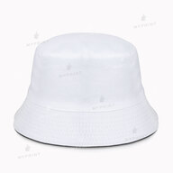 Panama hat for thermal transfer unisex double-sided white / black (10293) - фото 1 Panama hat for thermal transfer unisex double-sided white / black (10293) - фото 1 - Blanks for sublimation