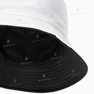 Panama hat for thermal transfer unisex double-sided white / black (10293) - фото 2 Panama hat for thermal transfer unisex double-sided white / black (10293) - фото 2 - Blanks for sublimation