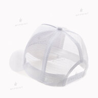 Five-blade cap with mesh  cotton, white (10357) - фото 3 Five-blade cap with mesh  cotton, white (10357) - фото 3 - Blanks for sublimation