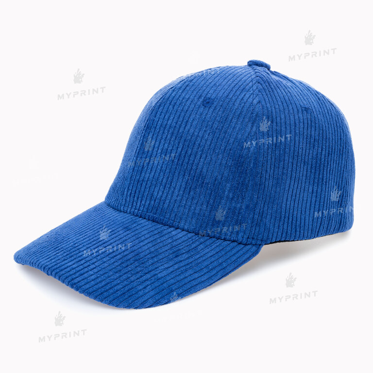 Кепка шестиклинка вельветова синя (10275) Кепка шестиклинка вельветова синя (10275)