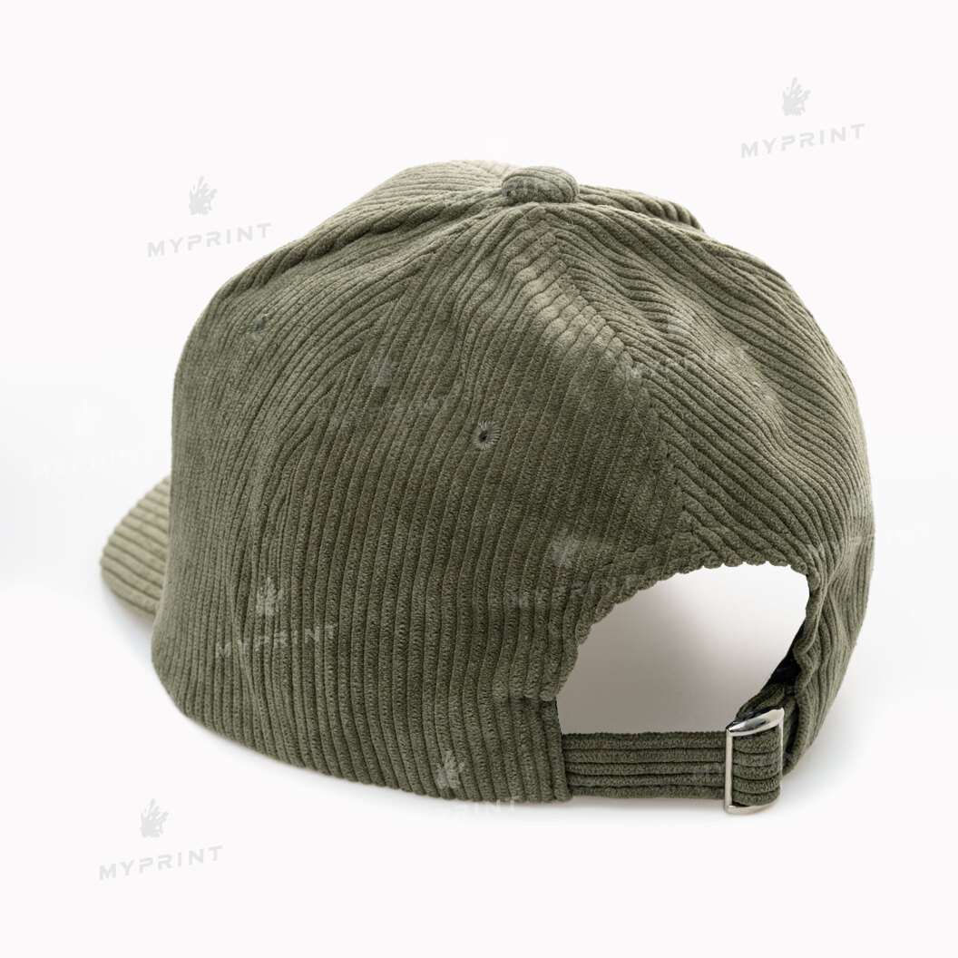 Кепка шестиклинка вельветова хакі (10282) - фото 3 Кепка шестиклинка вельветова хакі (10282) - фото 3 - Заготовки для сублімації