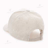 Кепка шестиклинка вельветова біла (10284) - фото 3 Кепка шестиклинка вельветова біла (10284) - фото 3 - Заготовки для сублімації