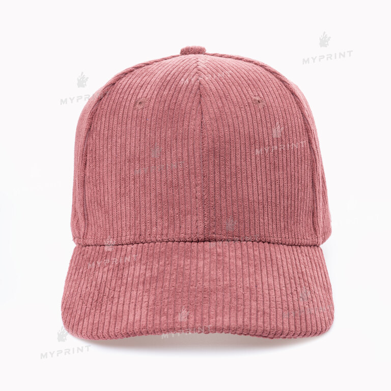Кепка шестиклинка вельветова рожева (10281) Кепка шестиклинка вельветова рожева (10281)