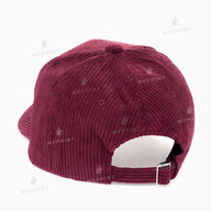 Кепка шестиклинка вельветова бордова (10285) - фото 3 Кепка шестиклинка вельветова бордова (10285) - фото 3 - Заготовки для сублімації